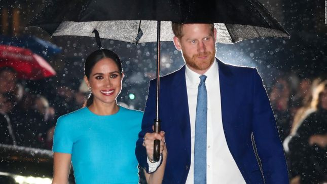 Meghan Markle, de azul