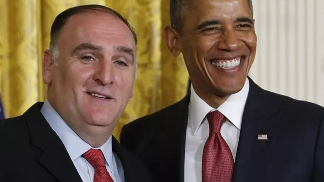 José Andrés y Barack Obama