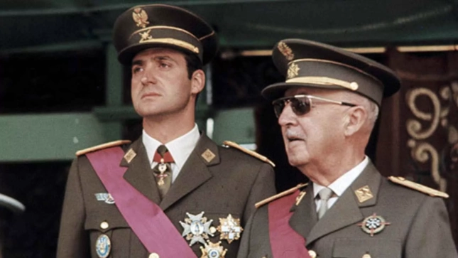 Juan Carlos I y Franco Juan Carlos I y Franco