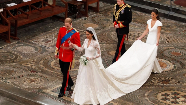 El día de la boda de Kate Middleton con el príncipe Guillermo