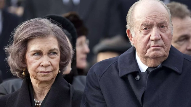 La reina Sofía y Juan Carlos I