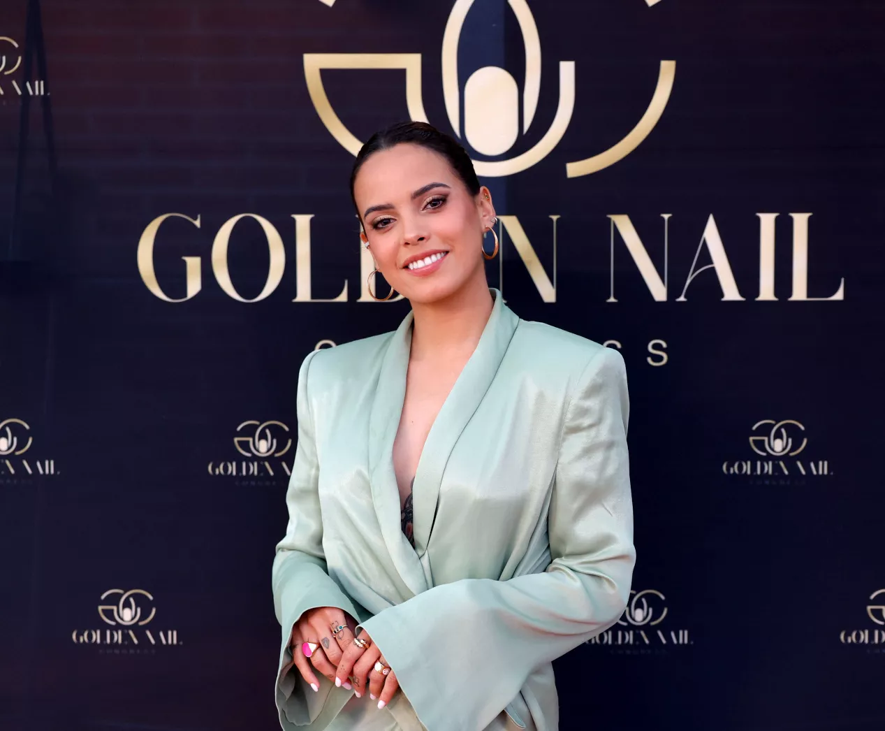 Gloria Camila en el 'Golden Nail Congress'