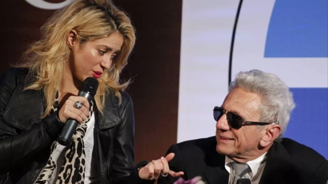 Shakira y su padre Shakira y su padre