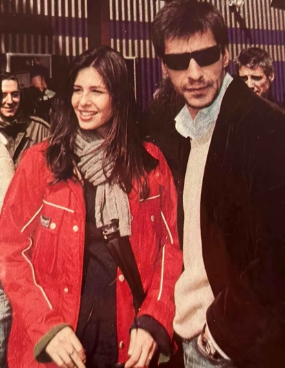 Nuria Roca y Juan del Val de jóvenes Nuria Roca y Juan del Val de jóvenes