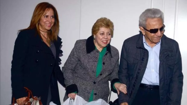 Lucila Mebarak junto a sus padres Lucila Mebarak junto a sus padres