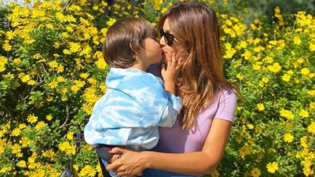 María Cerqueira y su hijo Joao María Cerqueira y su hijo Joao