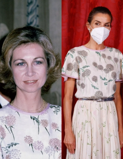 Letizia buscando looks de la reina Sofía Letizia buscando looks de la reina Sofía