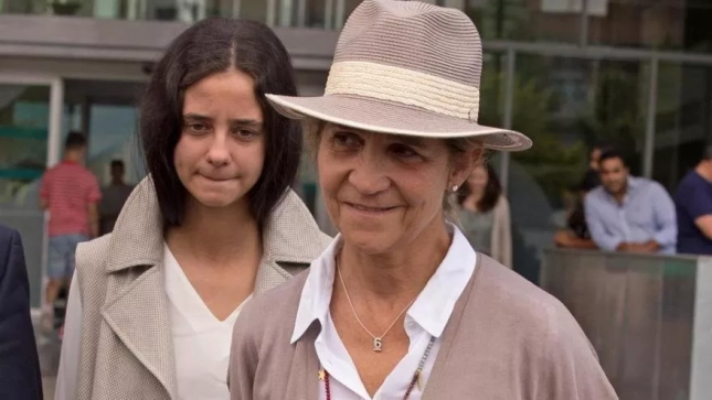 La infanta Elena y Victoria Federica La infanta Elena y Victoria Federica