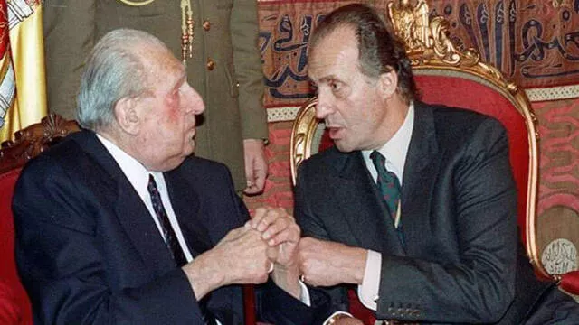 Don Juan de Borbón y Juan Carlos I Don Juan de Borbón y Juan Carlos I