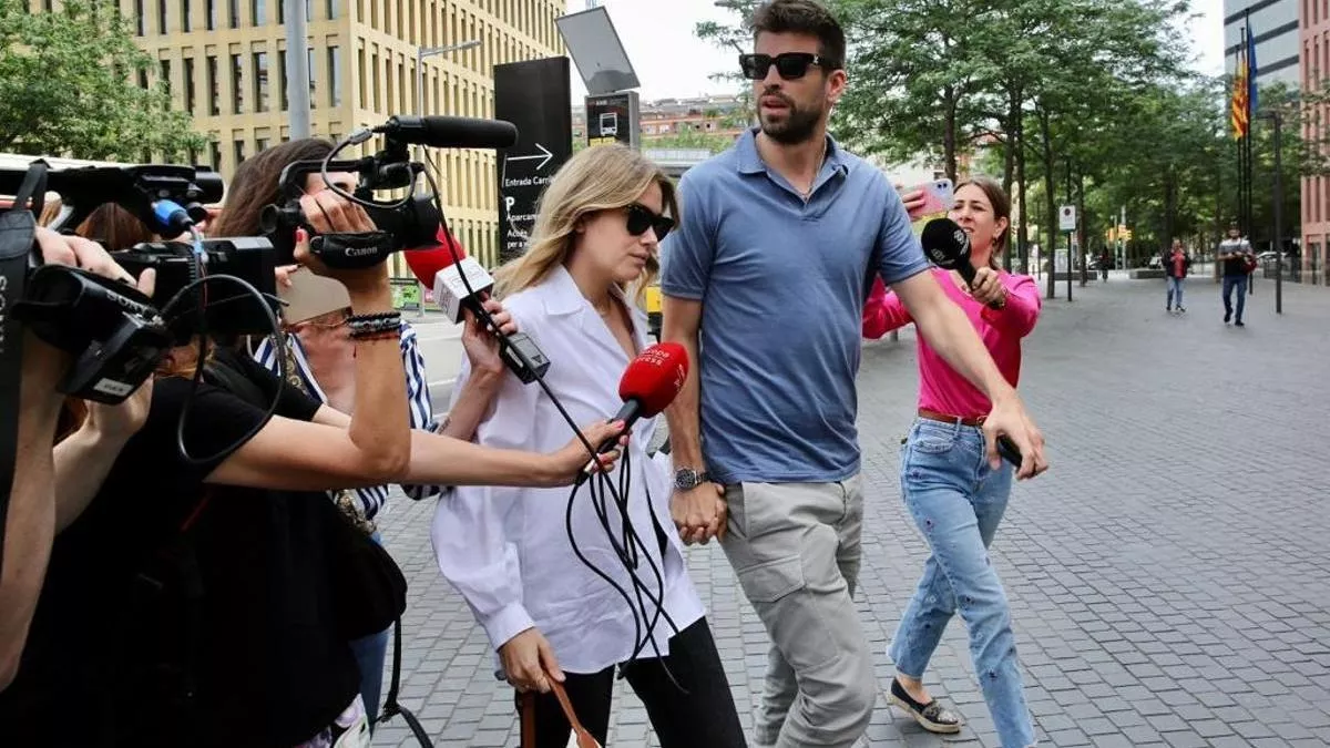 Clara Chía y Gerard Piqué