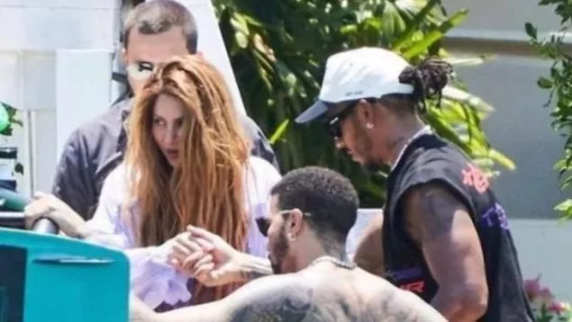 Shakira y Hamilton Shakira y Hamilton
