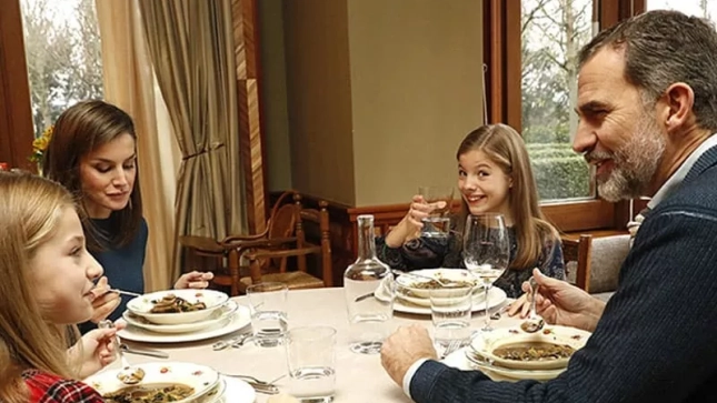 La famosa comida familiar de Felipe VI La famosa comida familiar de Felipe VI