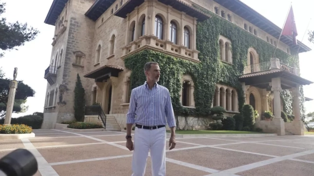 Felipe VI en el Palau de Marivent