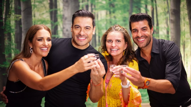 Paula Echevarría, Carlos Rivera, Sandra García-Sanjuan y Miguel Torres | Cortesía Starlite Paula Echevarría, Carlos Rivera, Sandra García-Sanjuan y Miguel Torres | Cortesía Starlite
