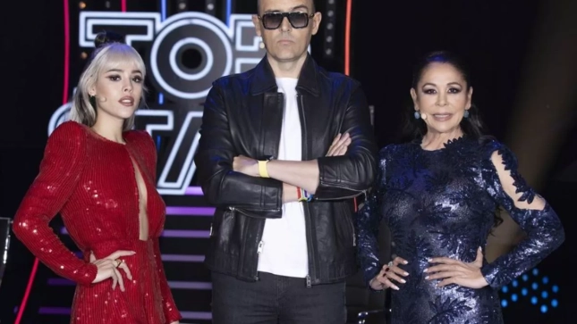 Danna Paola, Risto Mejide e Isabel Pantoja | Telecinco Danna Paola, Risto Mejide e Isabel Pantoja | Telecinco