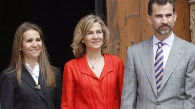 Elena, Cristina y Felipe VI Elena, Cristina y Felipe VI