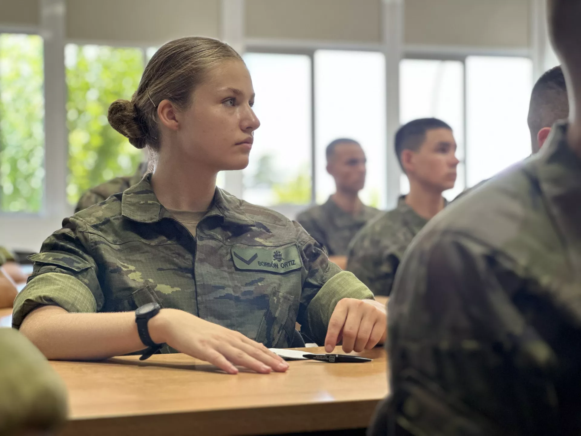 Leonor en la Academia Militar