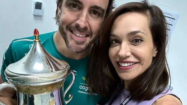 Fernando Alonso y Andrea Schlager Fernando Alonso y Andrea Schlager