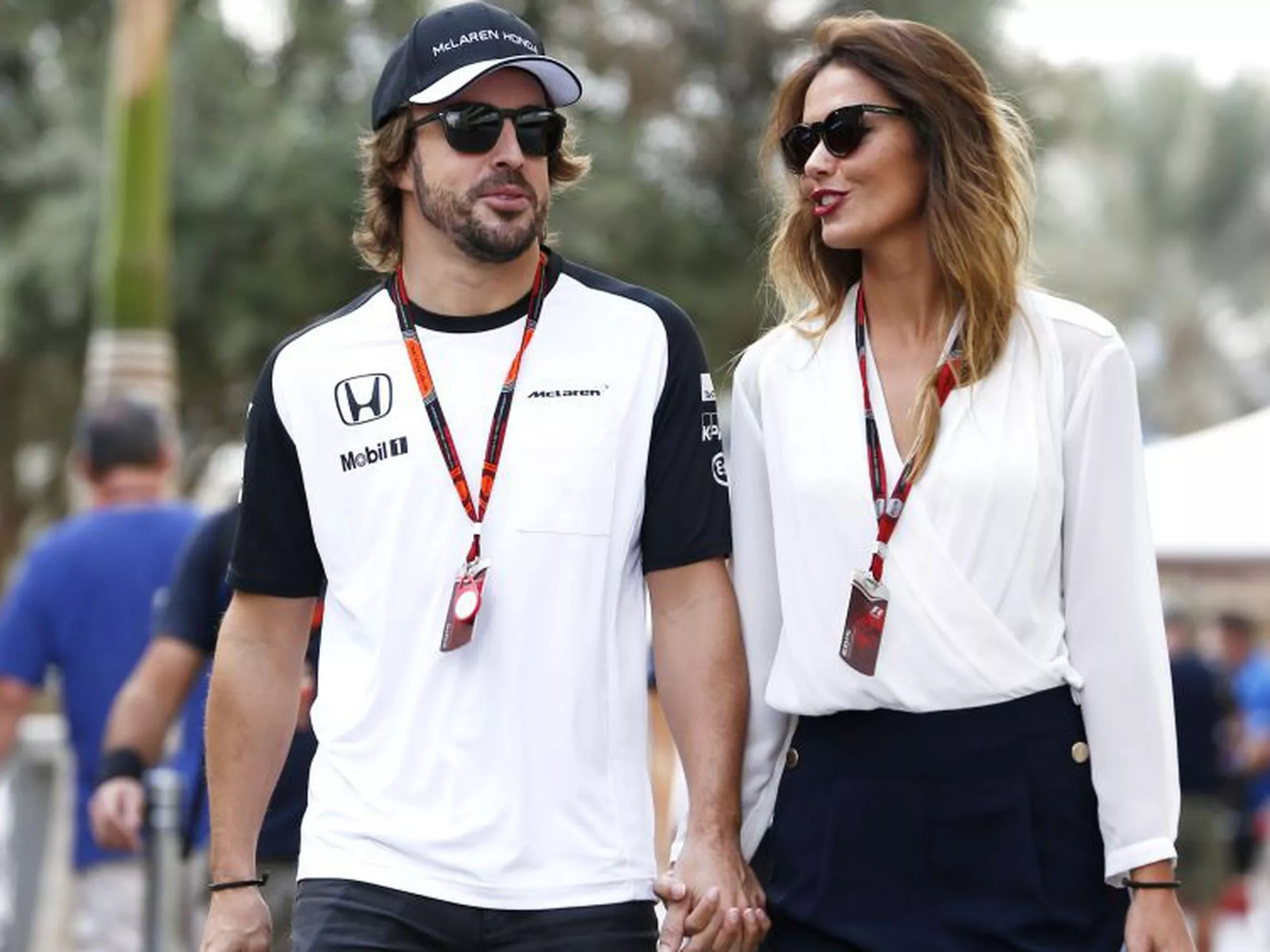 Fernando Alonso y Lara Álvarez