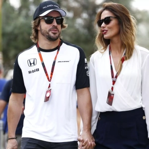 Fernando Alonso y Lara Álvarez