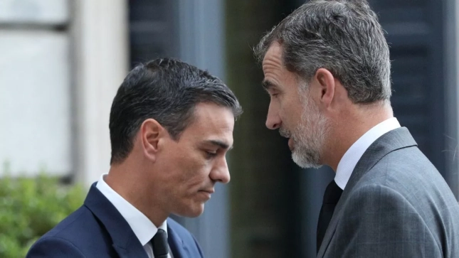 Pedro Sánchez y Felipe VI Pedro Sánchez y Felipe VI