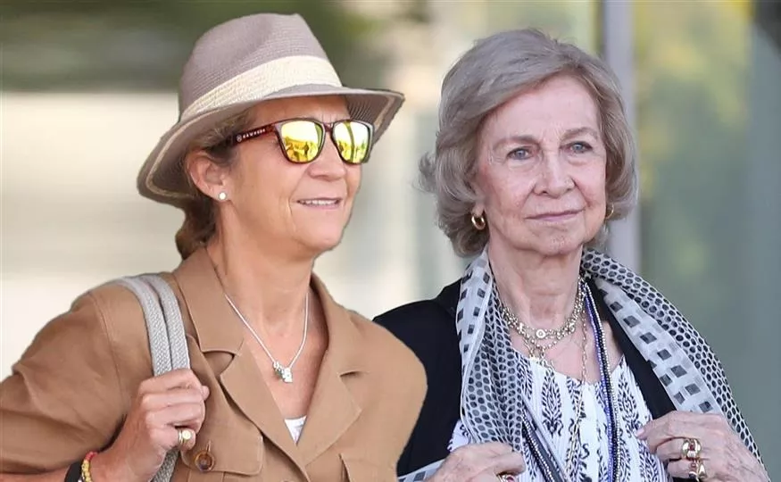 Elena y la reina Sofía