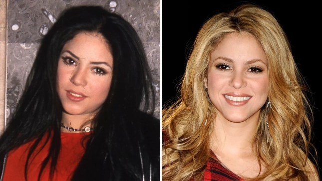 Antes y después de Shakira Antes y después de Shakira