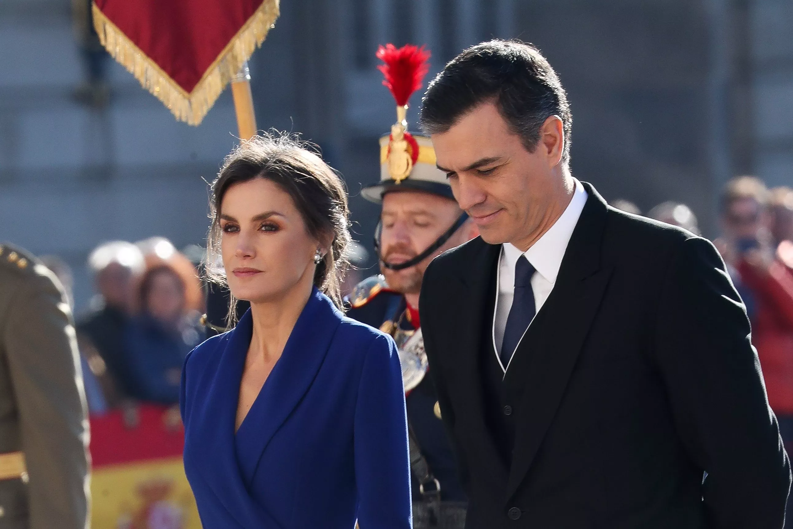 Pedro Sánchez y Letizia