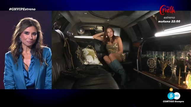 Jessica Bueno llegando a la casa de GH VIP | Telecinco Jessica Bueno llegando a la casa de GH VIP | Telecinco