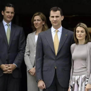 Iñaki Urdangarin, Cristina, Felipe VI y Letizia Iñaki Urdangarin, Cristina, Felipe VI y Letizia