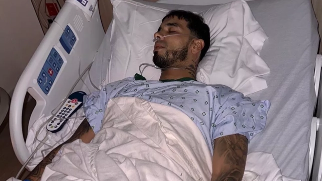 Anuel AA en el hospital | Instagram Anuel AA en el hospital | Instagram