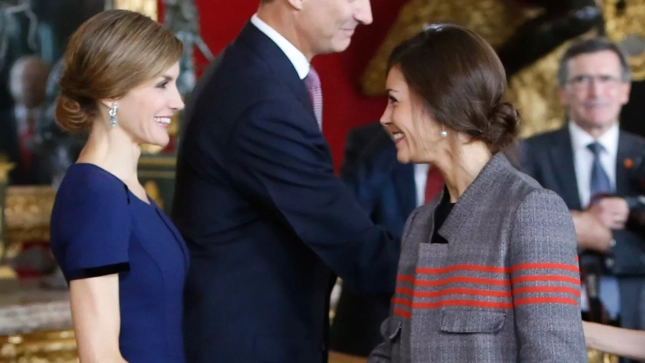 Letizia y la estilista Eva Fernández Letizia y la estilista Eva Fernández