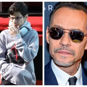 Marc Anthony y su hijo Marc Anthony y su hijo