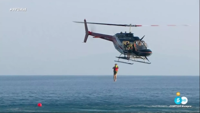 El salto de Carmen Borrego en Supervivientes | Telecinco