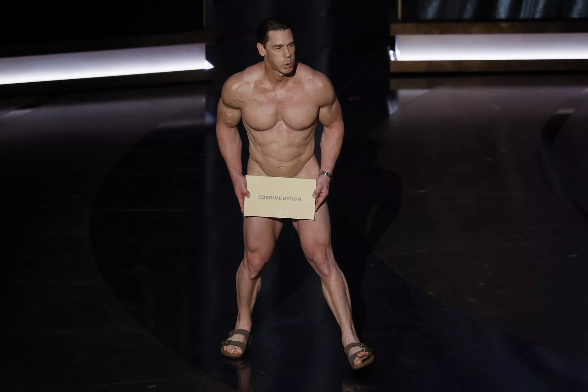 John Cena desnudo en la Gala de los Oscars