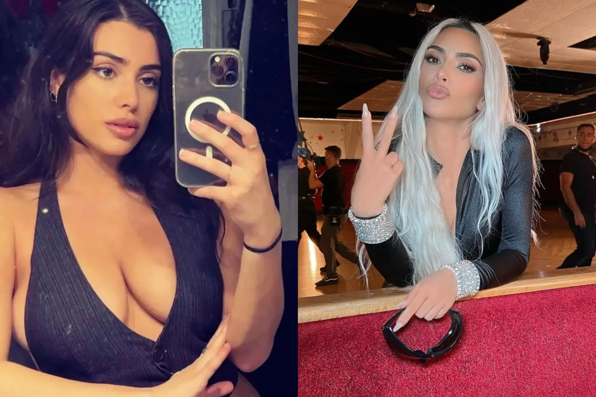 Kim Kardashian y Censori
