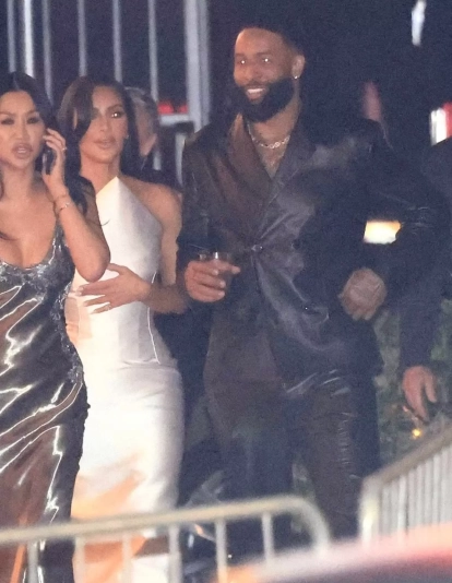 Kim Kardashian y Odell Beckam Jr. Kim Kardashian y Odell Beckam Jr.