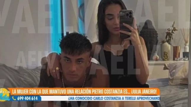 Julia Janeiro y Pietro Costanzia, en la cama | Telecinco