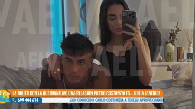 Julia Janeiro y Pietro Costanzia, en la cama | Telecinco Julia Janeiro y Pietro Costanzia, en la cama | Telecinco