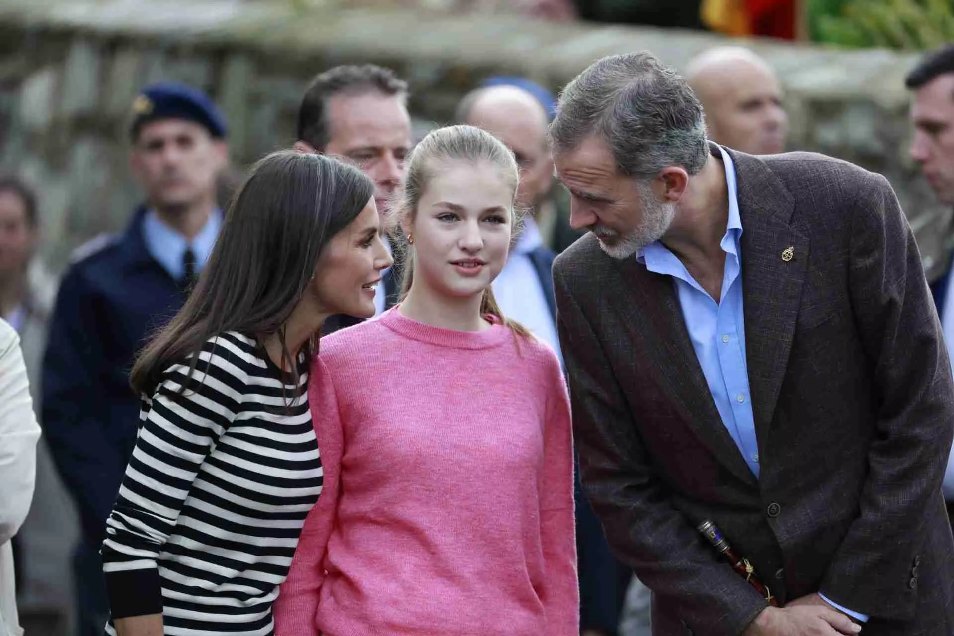 Leonor junto a sus padres   GTRES