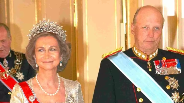 Sofía y el rey Harald de Noruega