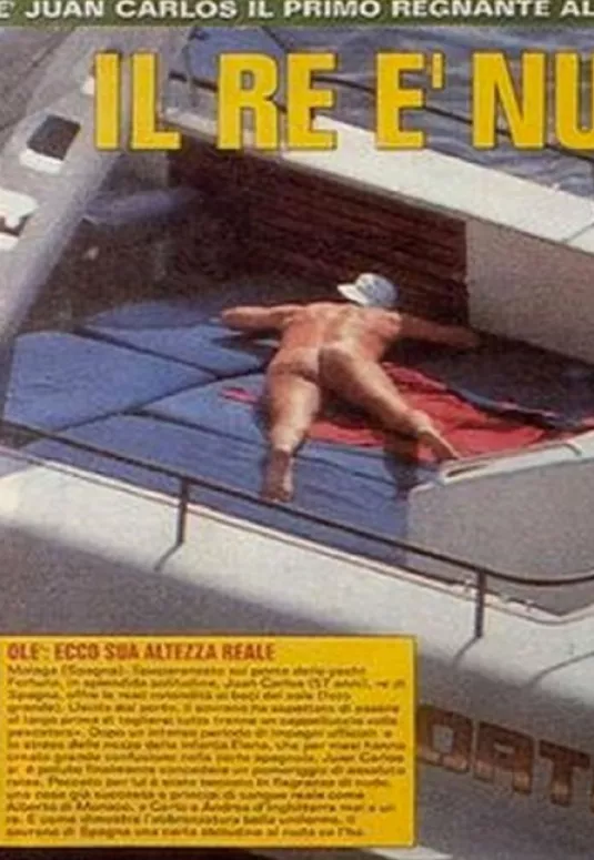 Juan Carlos desnudo yate Juan Carlos desnudo yate