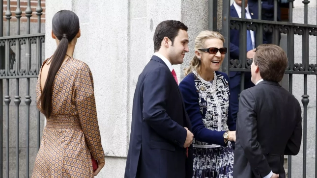 infanta Elena en la boda de Almeida