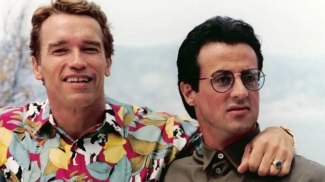 Arnold Schwarzenegger y Sylvester Stallone Arnold Schwarzenegger y Sylvester Stallone