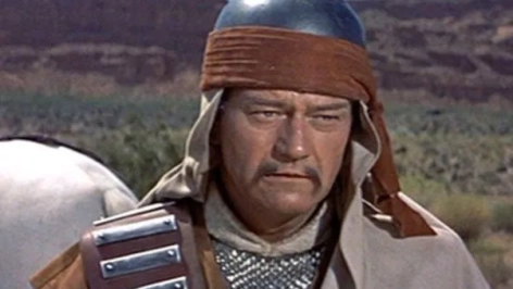 John Wayne en El Conquistador John Wayne en El Conquistador