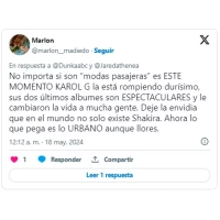 Mensaje Shakira X Mensaje Shakira X
