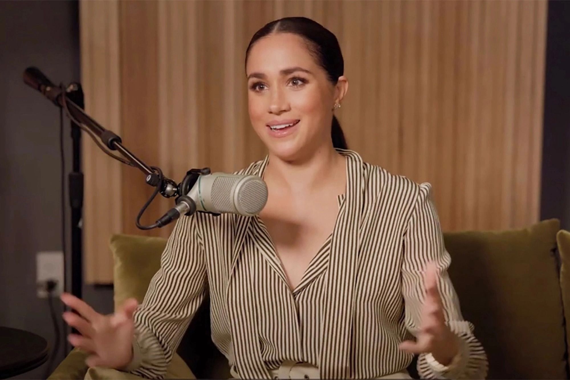 Meghan Markle en su podcast