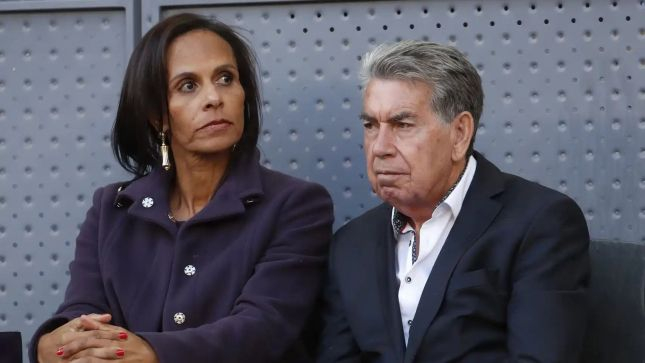 Claudia Rodríguez y Manolo Santana