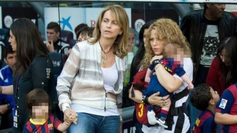 Montserrat Bernabéu y Shakira Montserrat Bernabéu y Shakira